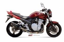 Mivv Suono RVS Black Slip-on Einddemper met E-keur Suzuki GSF 650 Bandit 2007 > 2015