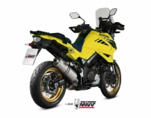 Mivv Oval RVS Slip-on Einddemper met E-keur Suzuki DL V-Strom 1050 / XT 2020 - 2024