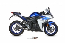 Mivv MK3 RVS Compleet Uitlaatsysteem zonder E-keur Yamaha YZF R25 2015 > 2024