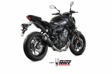 Mivv GP Pro Carbon High Mount Compleet Uitlaatsysteem met E-keur Yamaha MT-07 2021 > 2024
