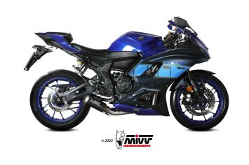 Mivv MK3 Carbon Compleet Uitlaatsysteem zonder E-keur Yamaha R7 2022 > 2024