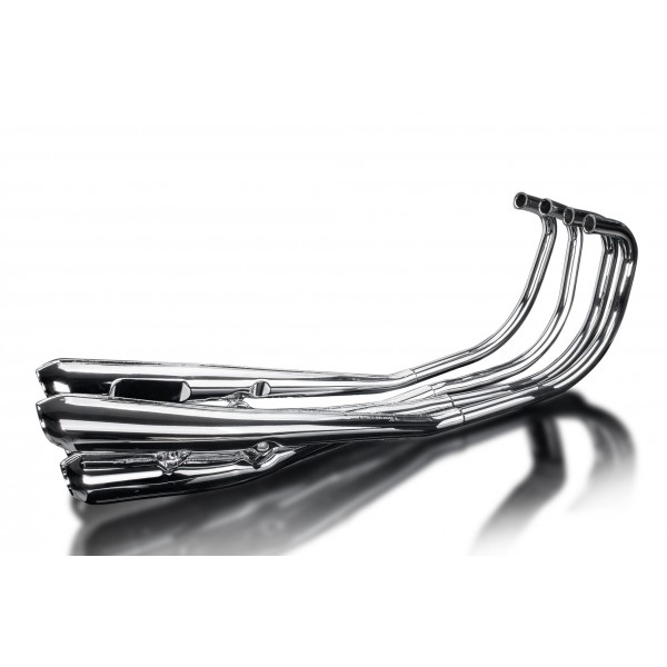 Volledig uitlaatsysteem verchroomd KAWASAKI Z1 Z1A Z1B Z900A4 1972-1976