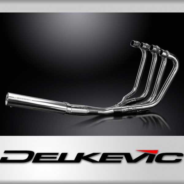 Delkevic volledig 4-1 RVS STRAIGHT CAN uitlaatsysteem zonder E-keur HONDA CB750 NIGHTHAWK 1991-2002 / CB750 F2 1992-2001