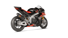 Akrapovic Evolution Line Carbon Volledig Uitlaatsysteem zonder E-keur Aprilia Tuono V4 2021 - 2024