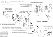Akrapovic Slip-on Line Carbon Einddemper zonder E-keur Aprilia RSV4 2009 > 2014