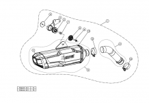 Akrapovic Slip-on Line Titanium Black Einddemper met E-keur BMW F850GS / Adventure 2018 > 2023
