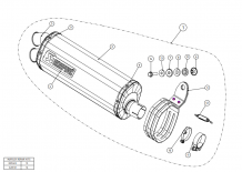 Akrapovic Slip-on Line Titanium Einddemper met E-keur Honda CRF 1000 L Africa Twin / Adv. Sports 2016 > 2019