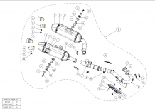 Akrapovic Evolution Line Titanium Volledig Uitlaat Systeem zonder E-keur Honda CRF 250 R / RX 2016 - 2017