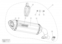 Akrapovic Slip-On Line Titanium Einddemper met E-keur Honda Integra 700 2012 > 2020