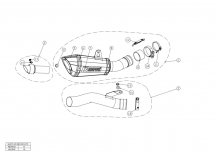 Akrapovic Slip-On Line Titanium Short Einddemper zonder E-keur Kawasaki Ninja ZX-10R / RR / SE 2016 - 2020