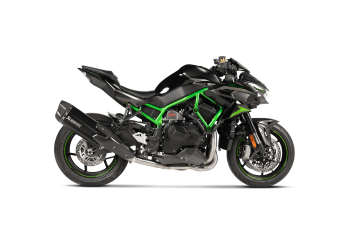 Akrapovic Slip-on Line Titanium Black Einddemper met E-keur Kawasaki Z H2 2020 > 2024