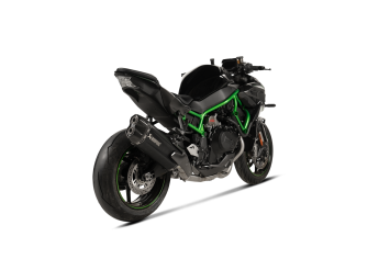 Akrapovic Slip-on Line Titanium Black Einddemper met E-keur Kawasaki Z H2 2020 > 2024