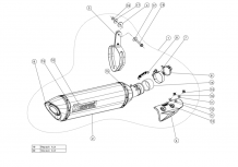 Akrapovic Slip-On Line Carbon Einddemper met E-keur Suzuki GSX-R 1000 2017 > 2025
