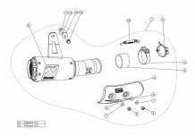 Akrapovic Slip-on Line Titanium Einddemper zonder E-keur Suzuki GSX-R1000 2017 - 2025