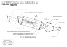 Akrapovic Slip-on Line Carbon Einddemper met E-keur Suzuki GSX-R 600 2011 - 2017
