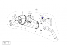 Akrapovic Slip-on Line Titanium met E-keur Triumph Tiger 800 XC/XR/XRx/XCx/XRT/XCA 2011 - 2016