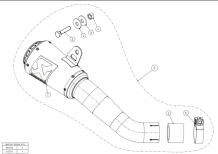 Akrapovic Slip-on Line RVS Einddemper zonder E-keur Yamaha YZF-R3 2015 > 2021
