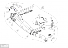 Akrapovic Evolution Line Titanium Volledig Uitlaatsysteem zonder E-keur Yamaha YZ 450 F 2018 > 2019
