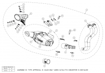 Akrapovic Racing Line Titanium Volledig Uitlaatsysteem met E-keur Yamaha XSR 700 / XTribute 2016 - 2020