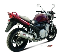 Mivv Oval RVS Slip-on Einddemper met E-keur Suzuki GSF 650 Bandit 2007 > 2015