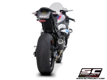 SC-Project CR-T Carbon With Stoneguard Grid Slip-On Einddemper Euro5 Gekeurd BMW S 1000 RR 2023 - 2024