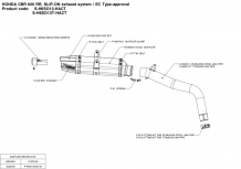 Akrapovic Slip-on Line Titanium Einddemper met E-keur Honda CBR 600 RR 2009 - 2012