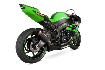 Scorpion Exhaust RP-1 GP Carbon Slip-on zonder E-keur Kawasaki Ninja ZX-6R 2009 - 2012
