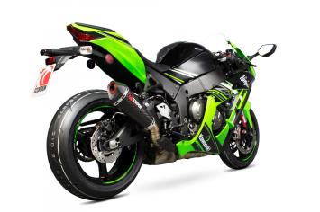 Scorpion Exhaust Serket Taper Carbon Slip-on Einddemper zonder E-keur Kawasaki Ninja ZX-10 R / RR / SE 2016 - 2020