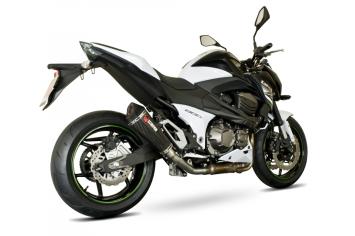 Scorpion Exhaust Serket Taper Carbon Slip-on Einddemper zonder E-keur Kawasaki Z 800 2013 - 2016