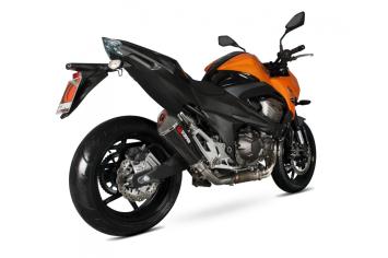Scorpion Exhaust Serket Taper Carbon Slip-on Einddemper zonder E-keur Kawasaki Z800E 2013 - 2016