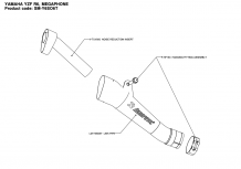 Akrapovic Slip-on Line Titanium Einddemper zonder E-keur Yamaha YZF-R6 2006 > 2025