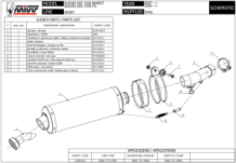 Mivv GP Carbon Slip-on Einddemper met E-keur Suzuki GSF 1250 Bandit 2007 > 2016