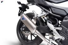 Termignoni Force Slip-On Titanium Einddemper met E-keur Honda CBR 500 R 2017 - 2022
