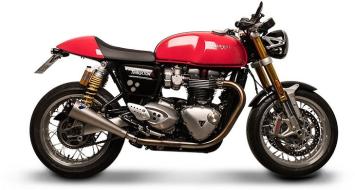 Termignoni Slip-On RVS Einddemper Set (L+R) met E-keur Triumph Thruxton / R / RS 2016 - 2020