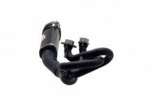 Termignoni Relevance Carbon Black Edition Volledig Uitlaatsysteem met E-keur Yamaha T-max 530 2012 > 2016
