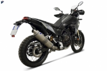 Termignoni Hexagonal Titanium / RVS Einddemper met E-keur Yamaha Tenere 700 20/21