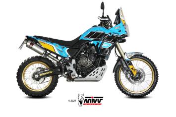 Mivv Dakar RVS Einddemper met E-keur Yamaha Tenere 700 2019 - 2024