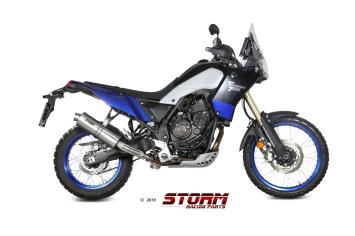 Storm By Mivv Oval RVS Slip-On Einddemper Met E-keur YAMAHA TENERE 700 2019 - 2024