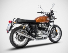 ZARD Conico RVS Einddemper Set (L+R) met E-keur Royal Enfield Continental GT 650 2019 - 2020